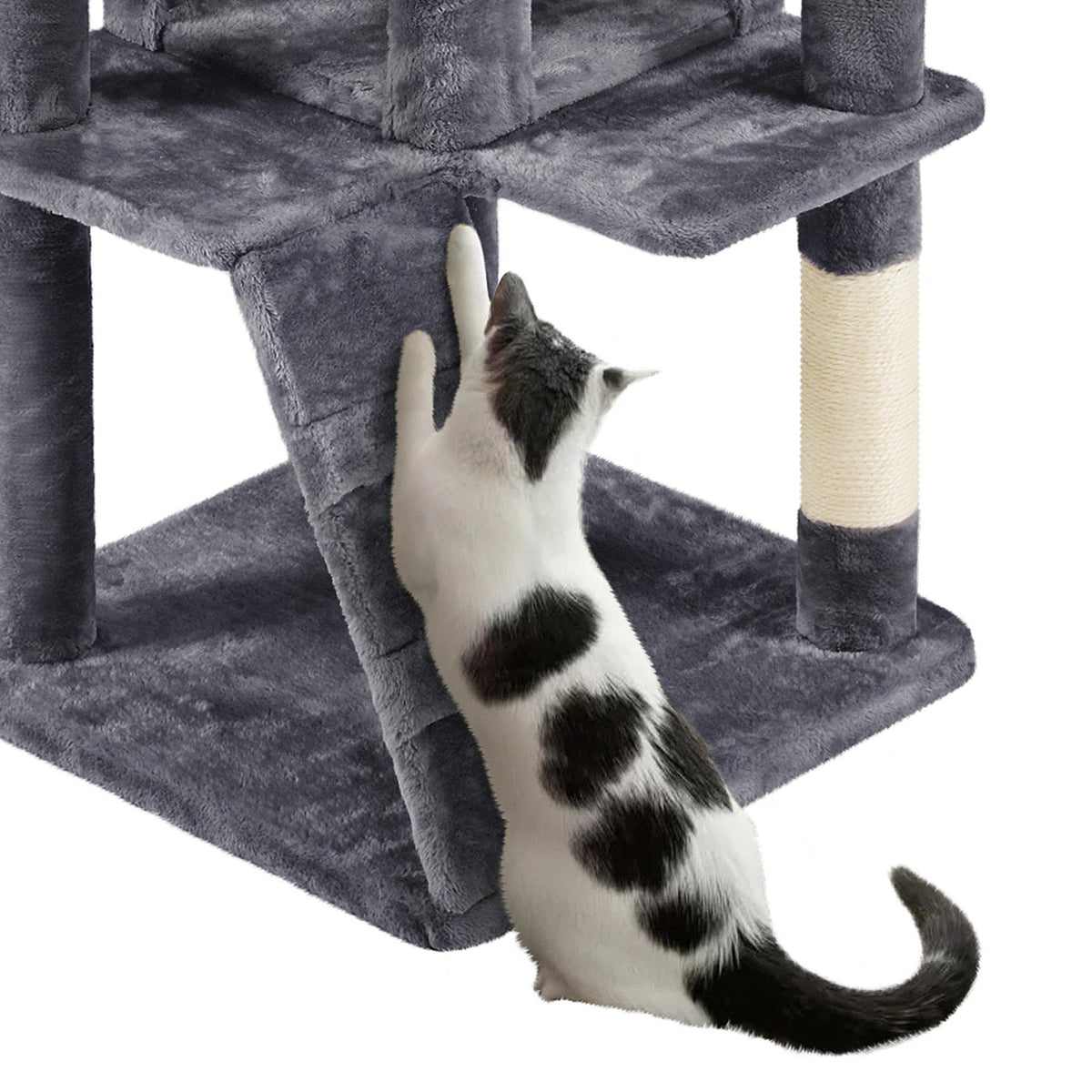 70in Cat Tree with Sisal Scratching Post N996
