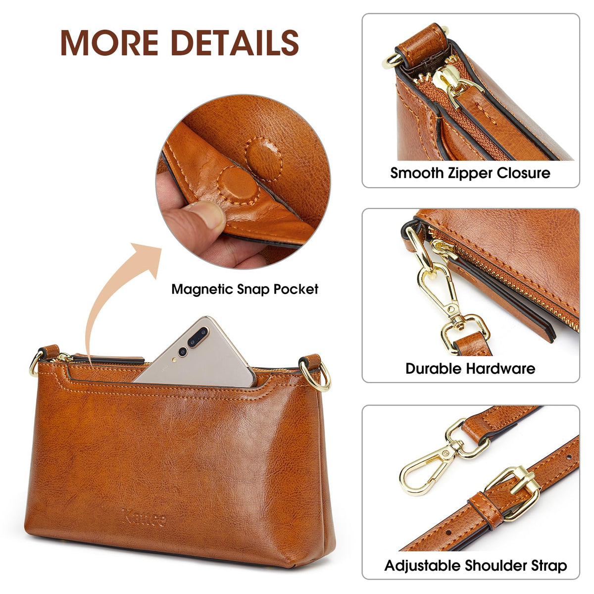 Genuine Leather Crossbody Bag C184059
