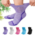 Bamboo Viscose Non-Binding Ankle Socks 5 Pairs D154022
