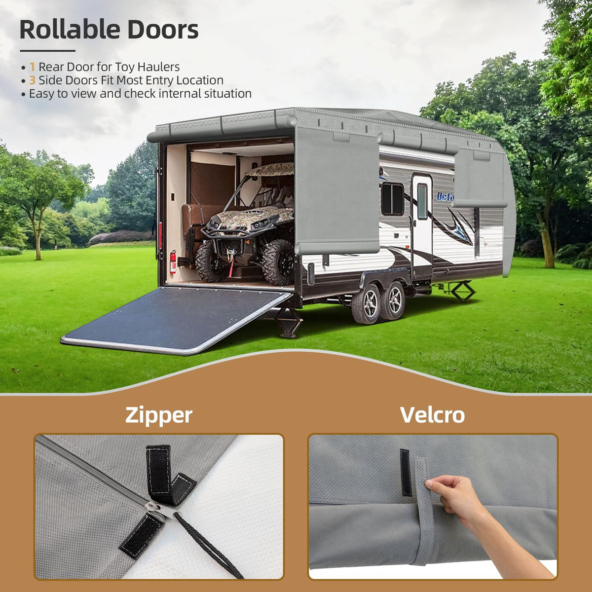 14-16 ft Travel Trailer RV Cover M759