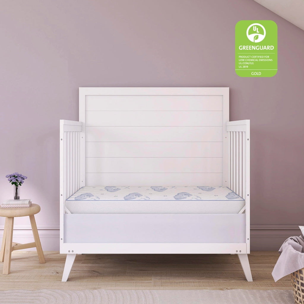 2-in-1 Breathable Inner Spring Portable Crib Mattress J3835