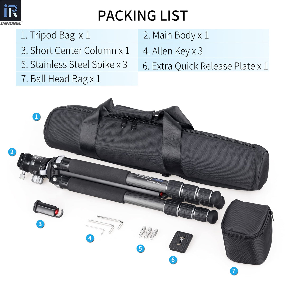 Carbon Fiber Camera Tripod with Ball Head B814165