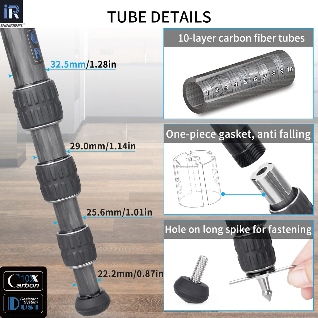 Carbon Fiber Camera Tripod with Ball Head B814165