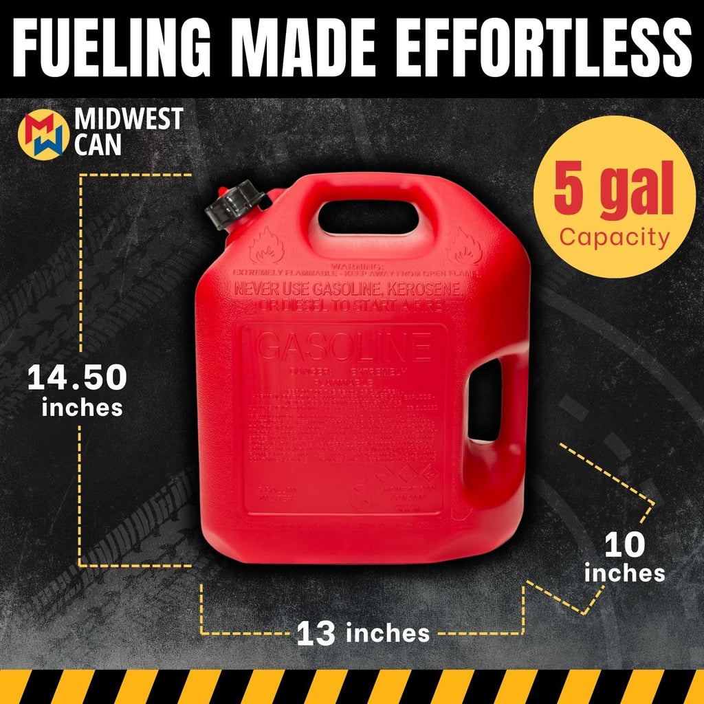 5-Gallon Gas Can Fuel Container with Spout Q16227