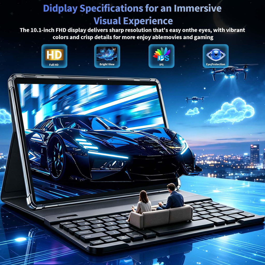 10 inch Tablet with Keyboard P3341