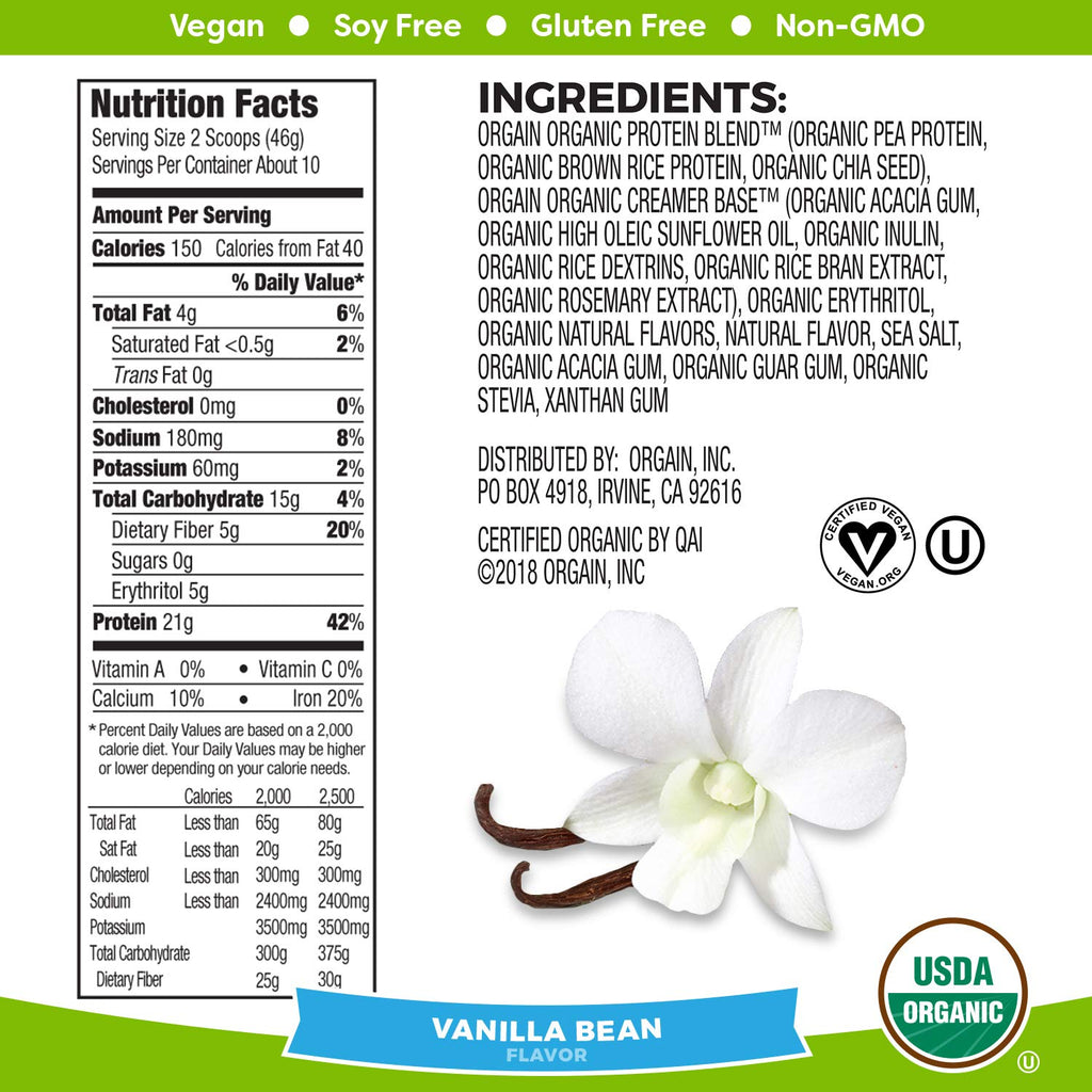 Organic Plant Based Protein Powder H299289