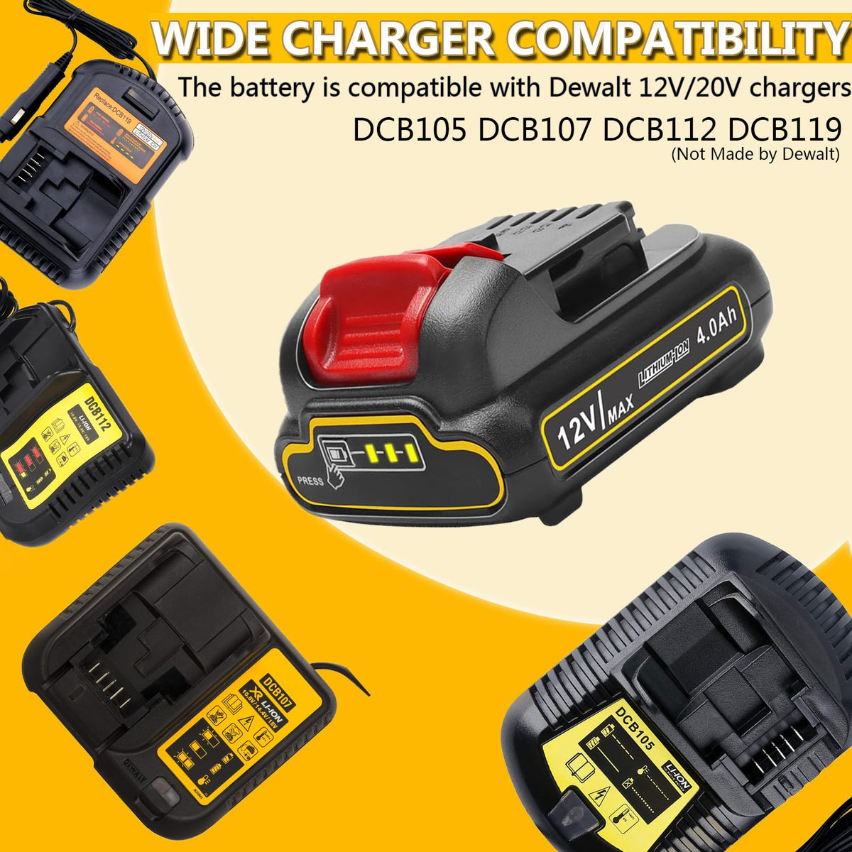 12V 4Ah Battery 2 Pack X235