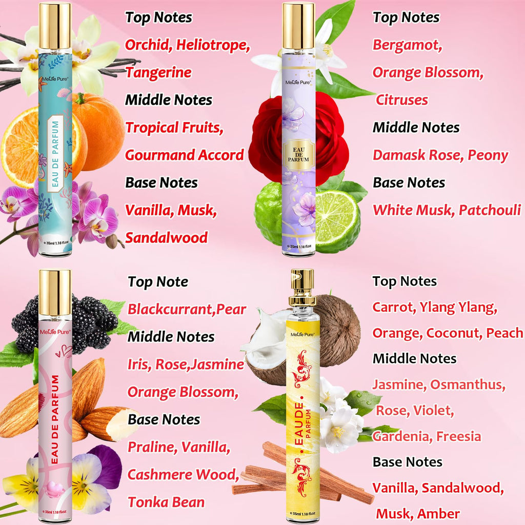 4 Pack Women's Eau de Parfum Travel Size P85160