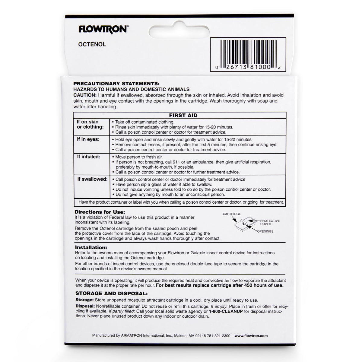 Octenol Mosquito Attractant Cartridge K9186