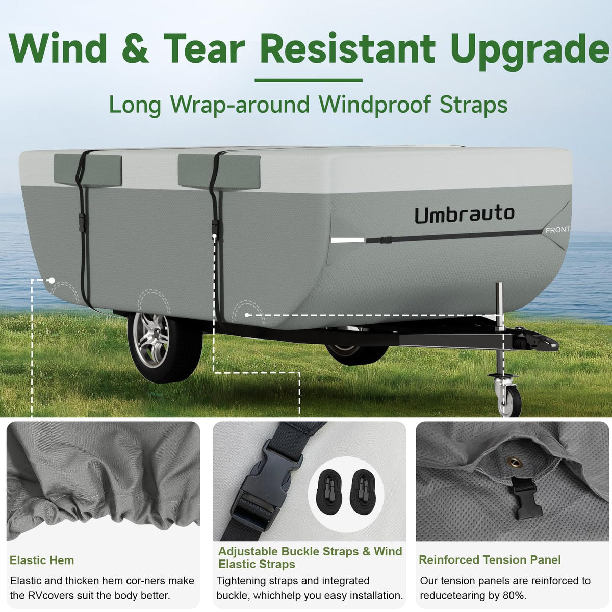 Pop Up Camper Cover 14-16 ft X53324