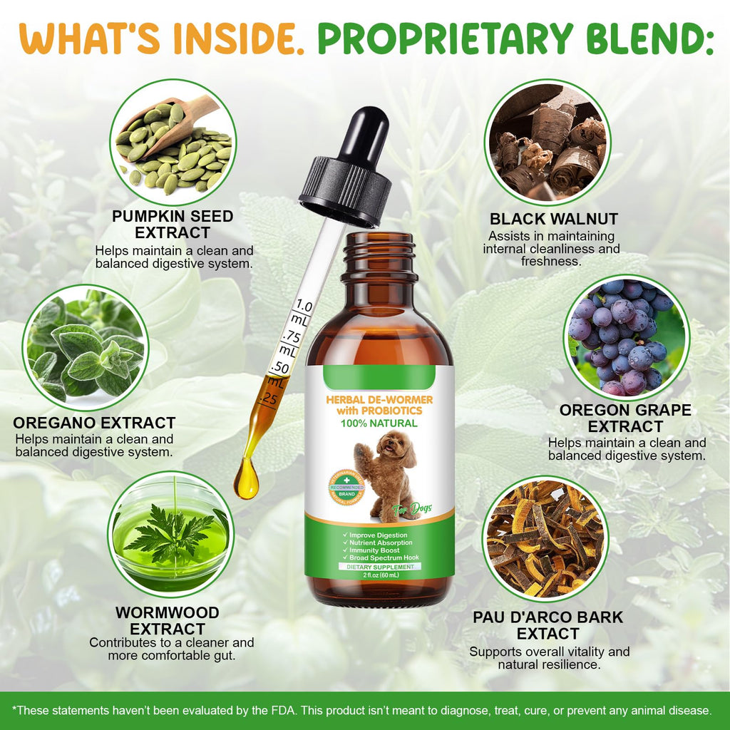 2 Fl Oz Herbal Digestive Support for Dogs I4271