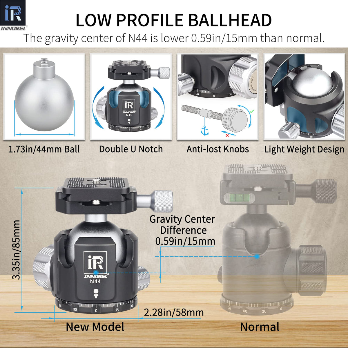 Carbon Fiber Camera Tripod with Ball Head B814165
