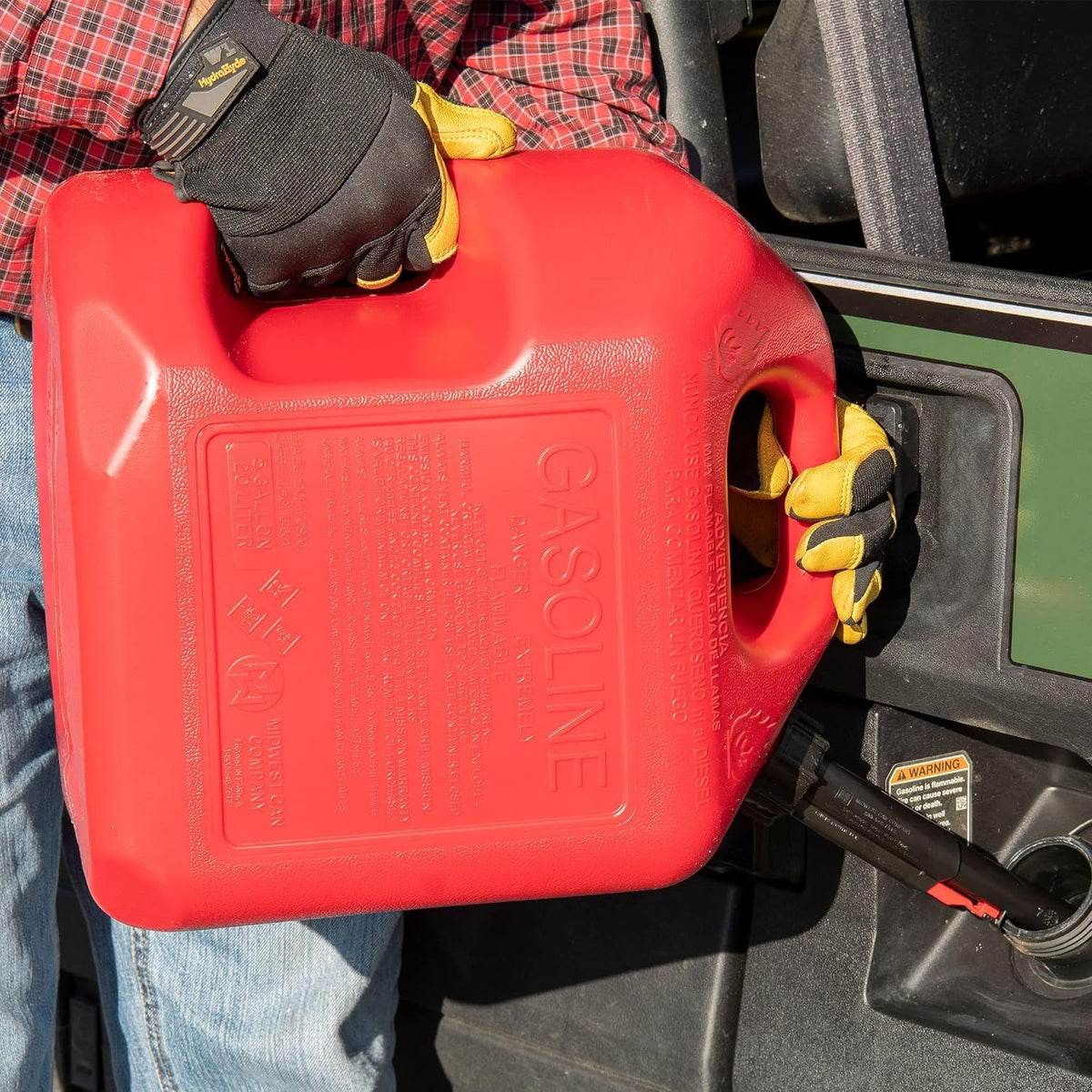 5-Gallon Gas Can Fuel Container with Spout Q16227