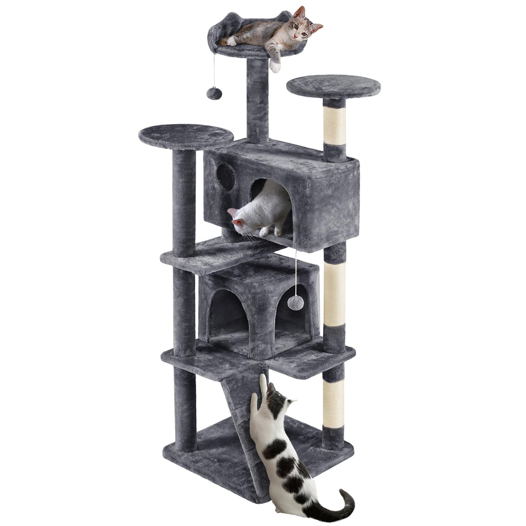 70in Cat Tree with Sisal Scratching Post N996