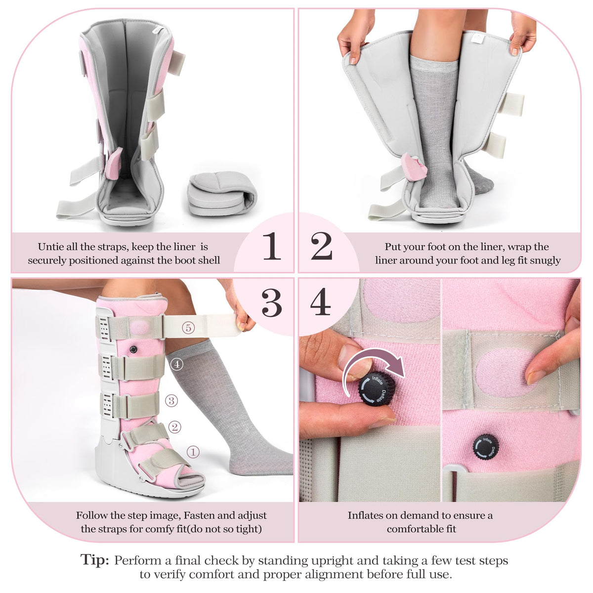 Tall Walking Boot G8410