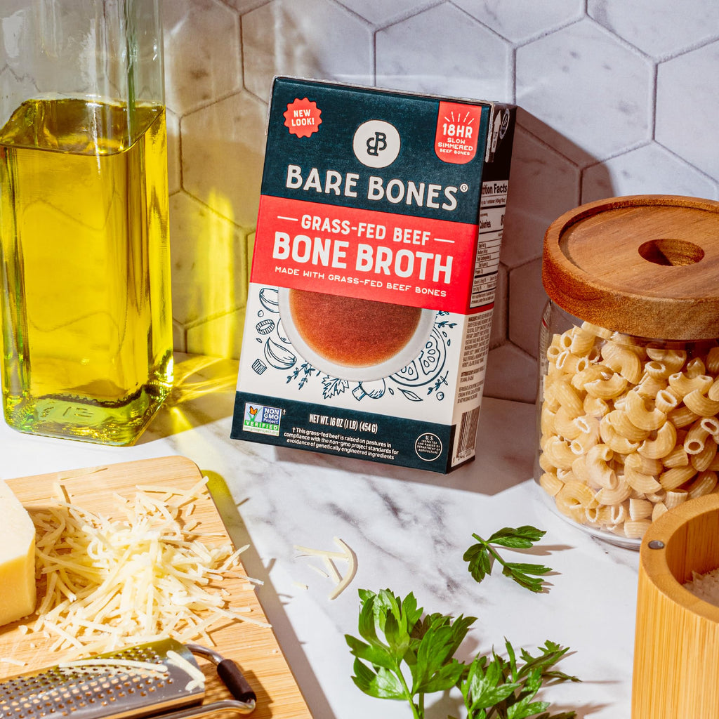 Grass-Fed Beef Bone Broth 16oz 8 Pack B2213
