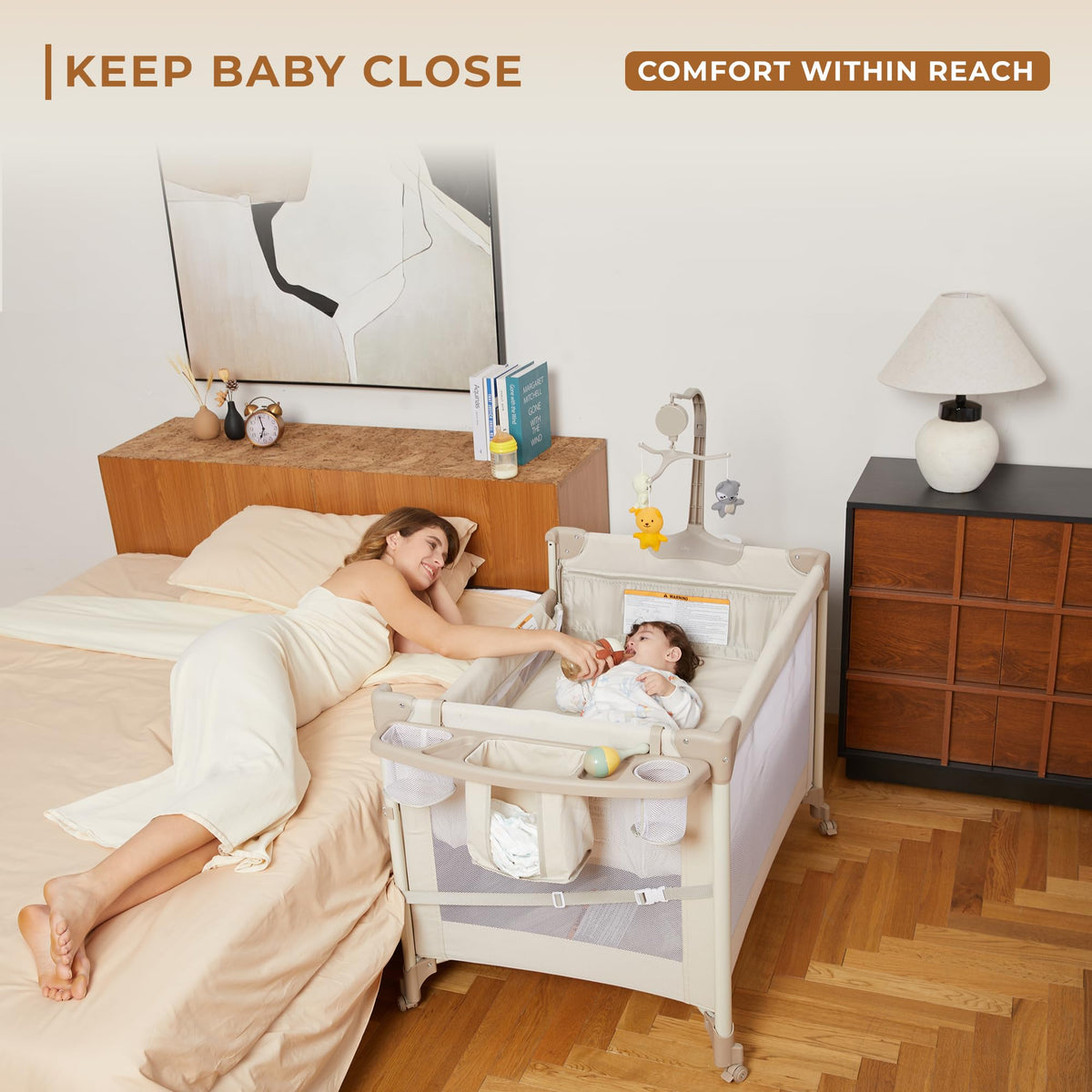 Pack and Play with Baby Bassinet D5322