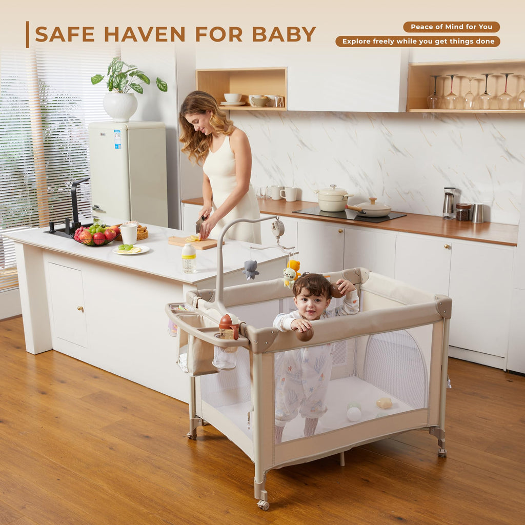 Pack and Play with Baby Bassinet D5322