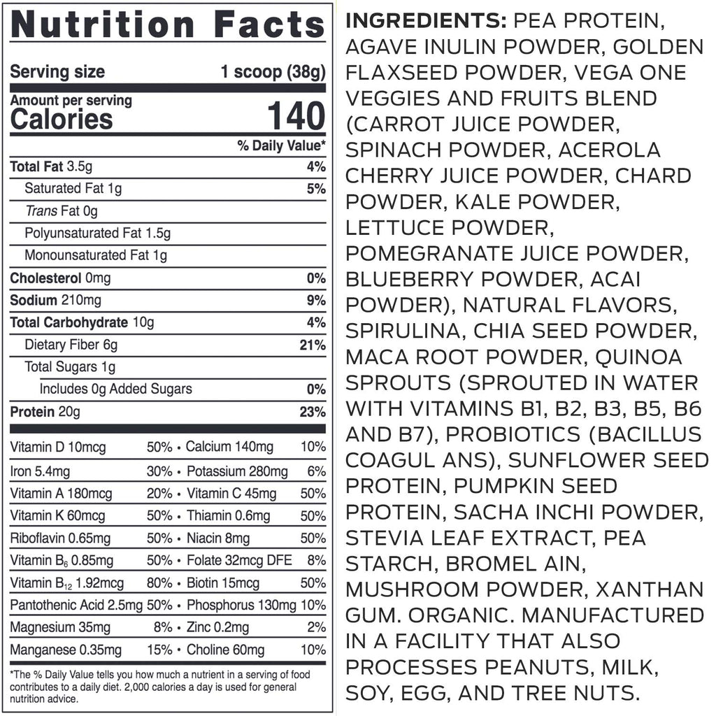 Vegan Vanilla Protein Powder W435129