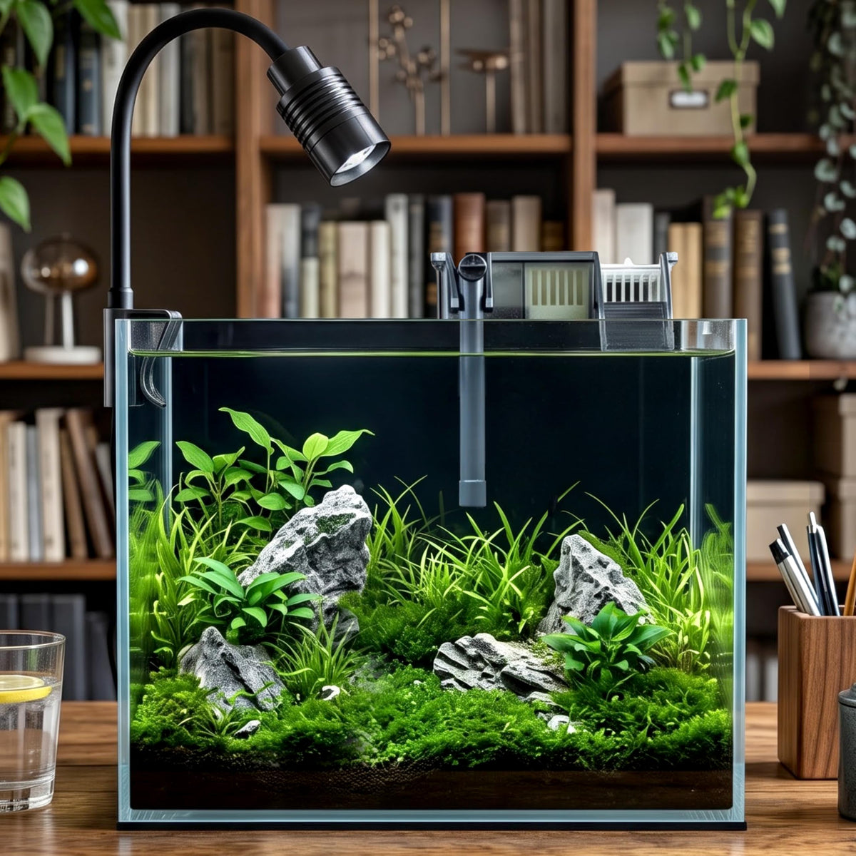 3.3 Gallon Glass Aquarium Kit U714