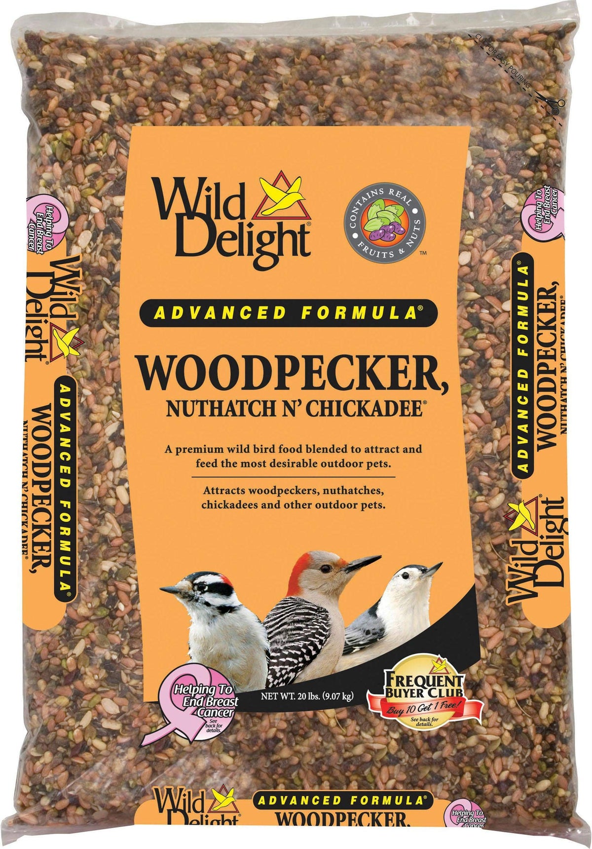 Woodpecker Nuthatch Chickadee Food 20 lb X340866
