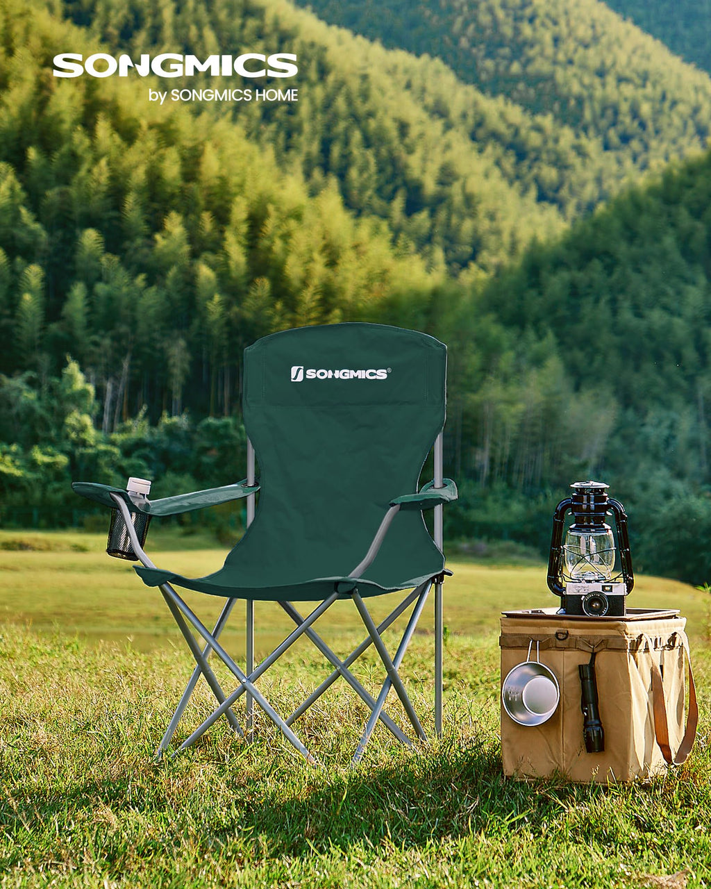 Set of 2 Folding Camping Chairs D17857